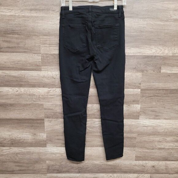 Paige Jeans Womens Size 27‎ Verdugo Ankle Skinny Black Overdye Mid Rise - Picture 9 of 16